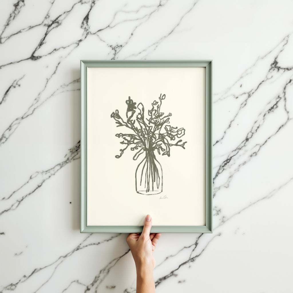 Le bouquet, affiche illustrée d'Émilie J. Ouellet – visuel 2