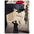 Paris, Rue du Chat qui Pêche, composition graphique de Mohamed Khalil en art mural