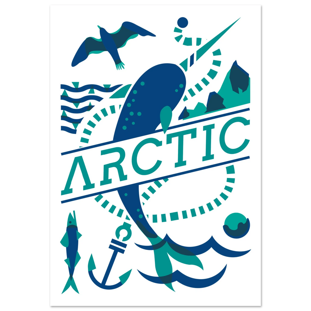 Artic, papier poché de Julie Parmentier – visuel 2