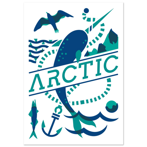 Artic, papier poché de Julie Parmentier – visuel 2