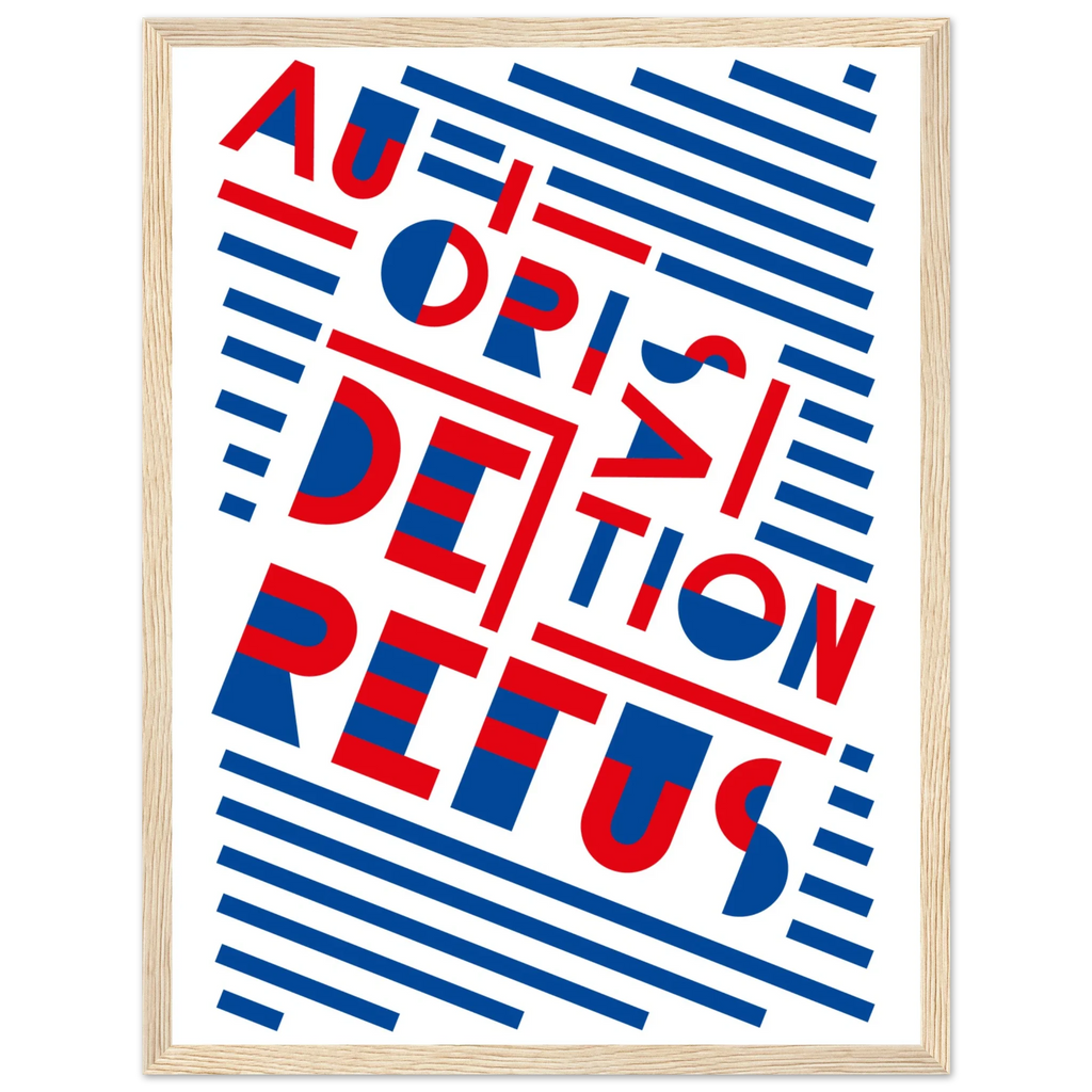 Autorisation, papier poché de Julie Parmentier encadré – visuel 5
