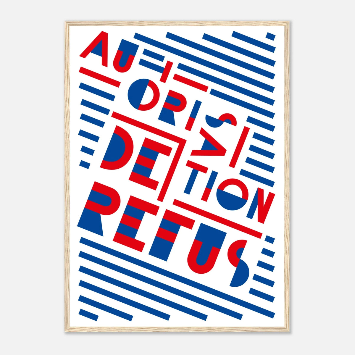 Autorisation, papier poché de Julie Parmentier encadré – visuel 9