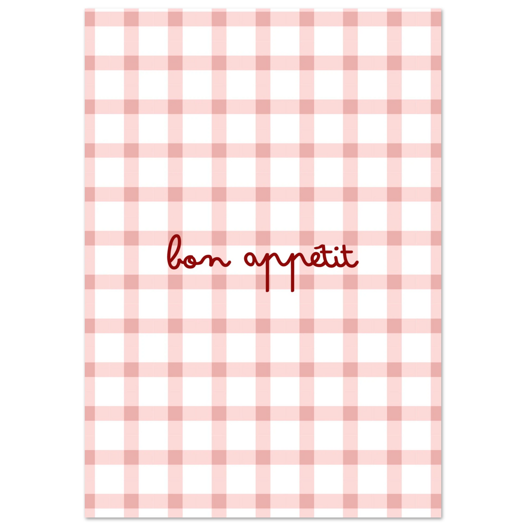 Affiche typographique « Bon appétit », ADR Gallery – visuel 2