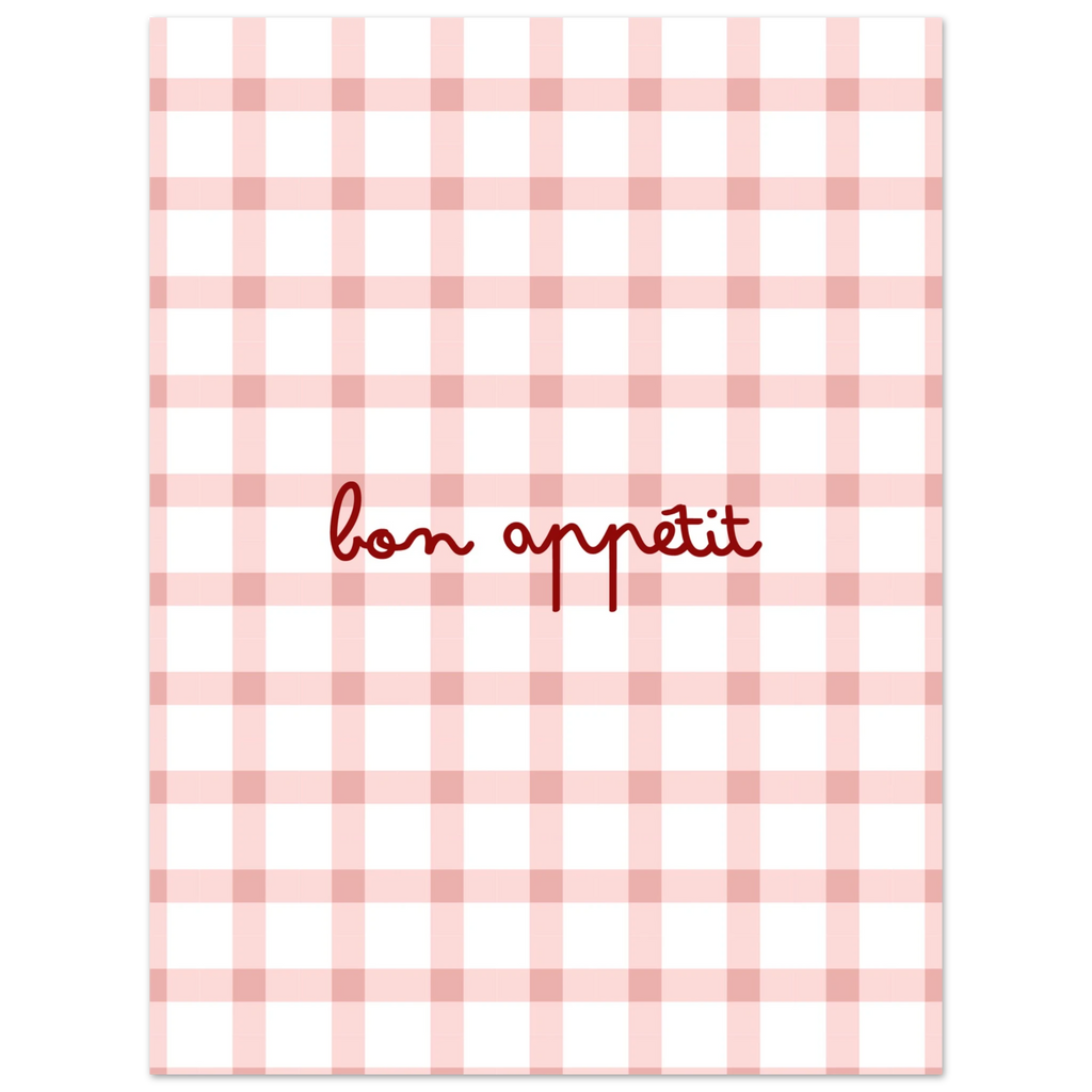 Affiche typographique « Bon appétit », ADR Gallery – visuel 3