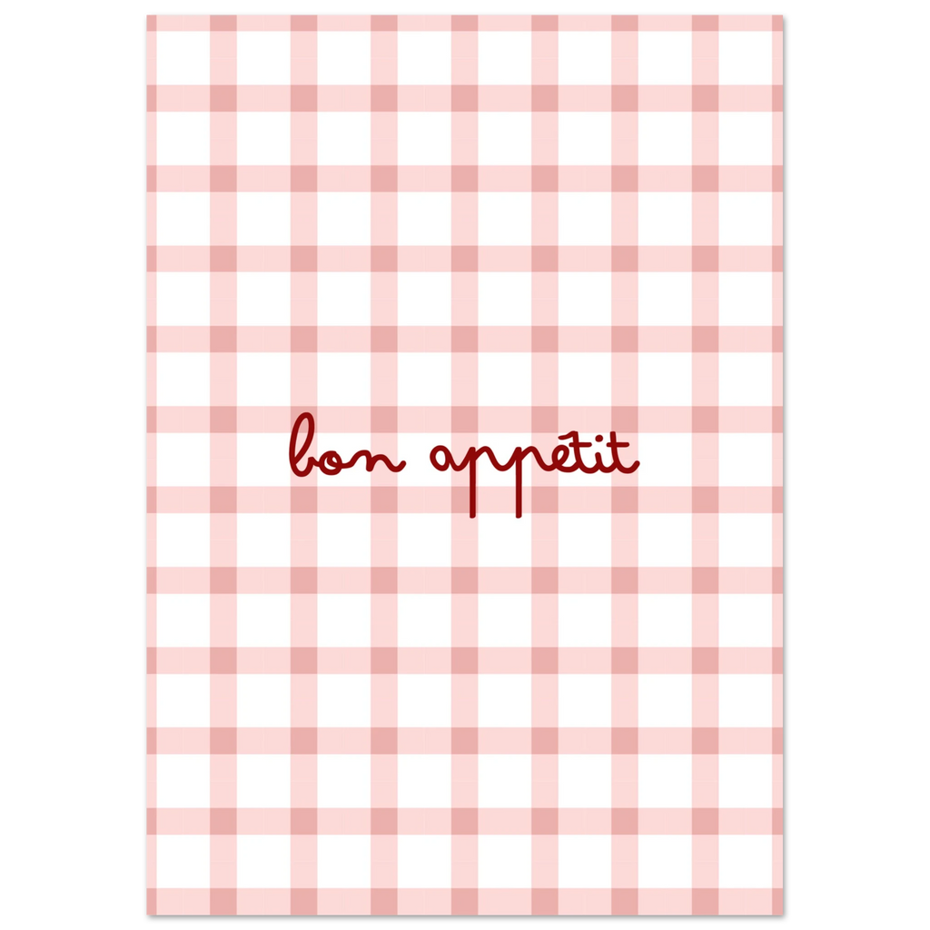 Affiche typographique « Bon appétit », ADR Gallery – visuel 4