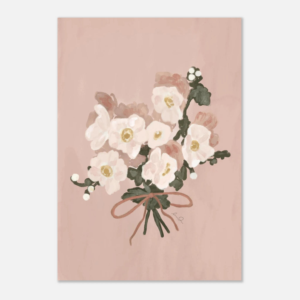 Bouquet de fleur fille, affiche illustrée d'Émilie J. Ouellet – visuel 10