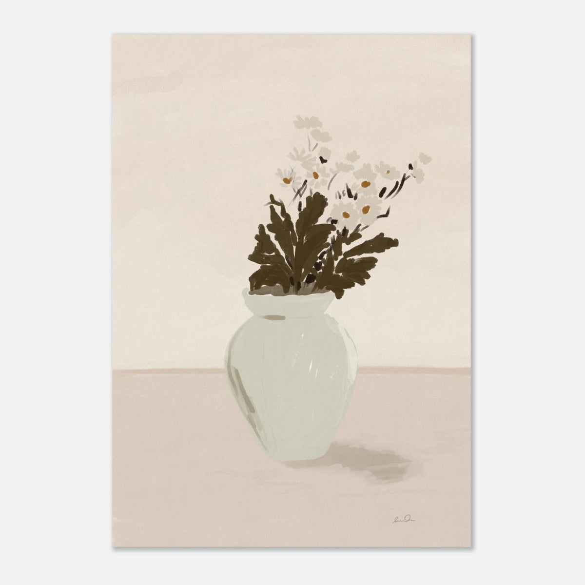 Bouquet de marguerites, affiche illustrée d'Émilie J. Ouellet – visuel 5
