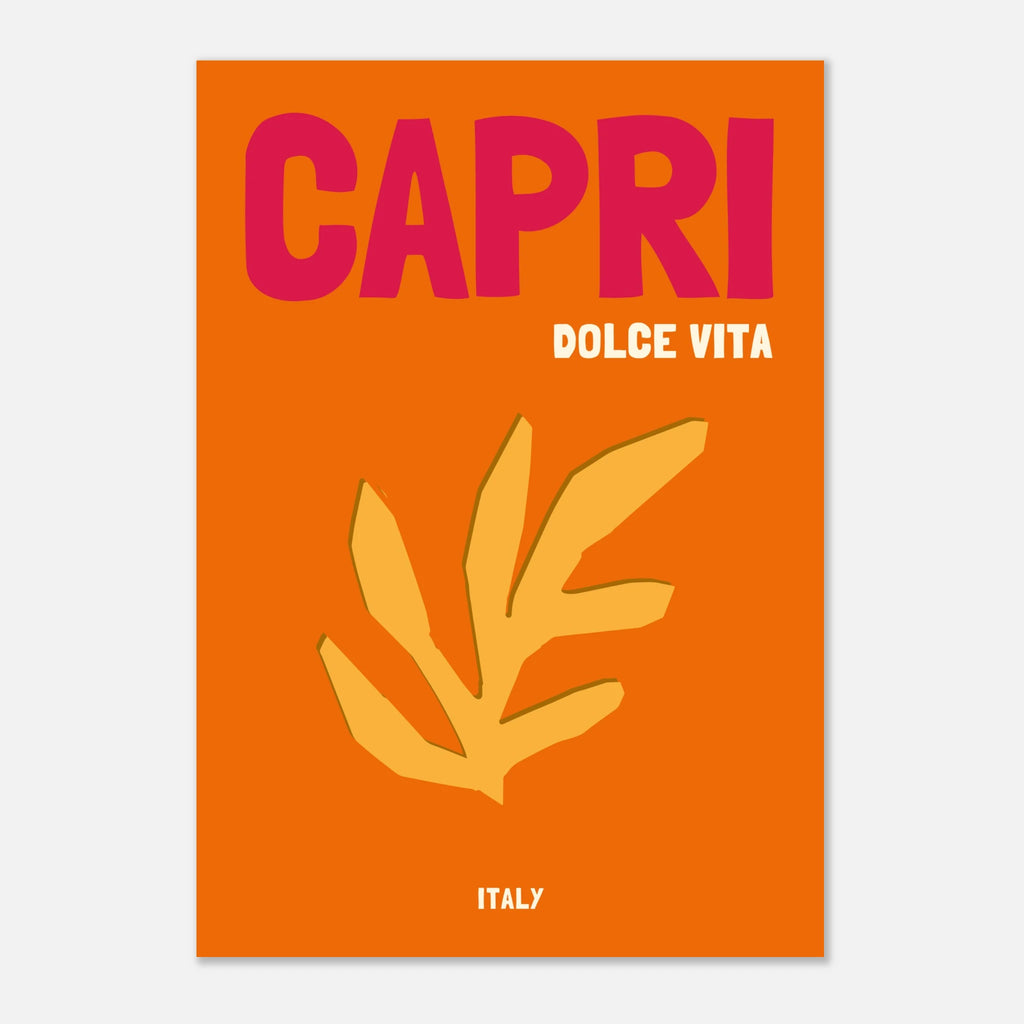 Affiche Capri Dolce Vita, décoration murale voyage – visuel 6