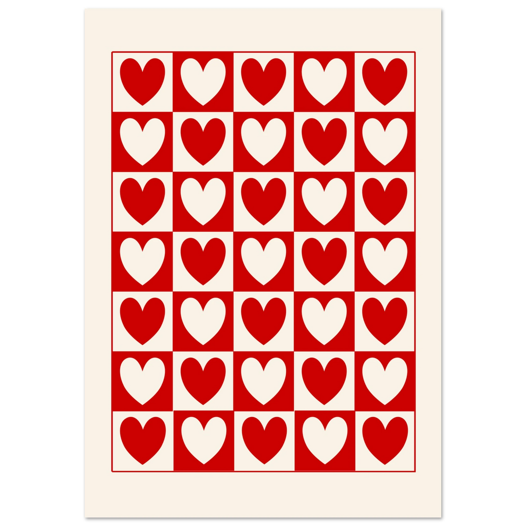 Affiche « COEUR » – décoration murale ADR Gallery