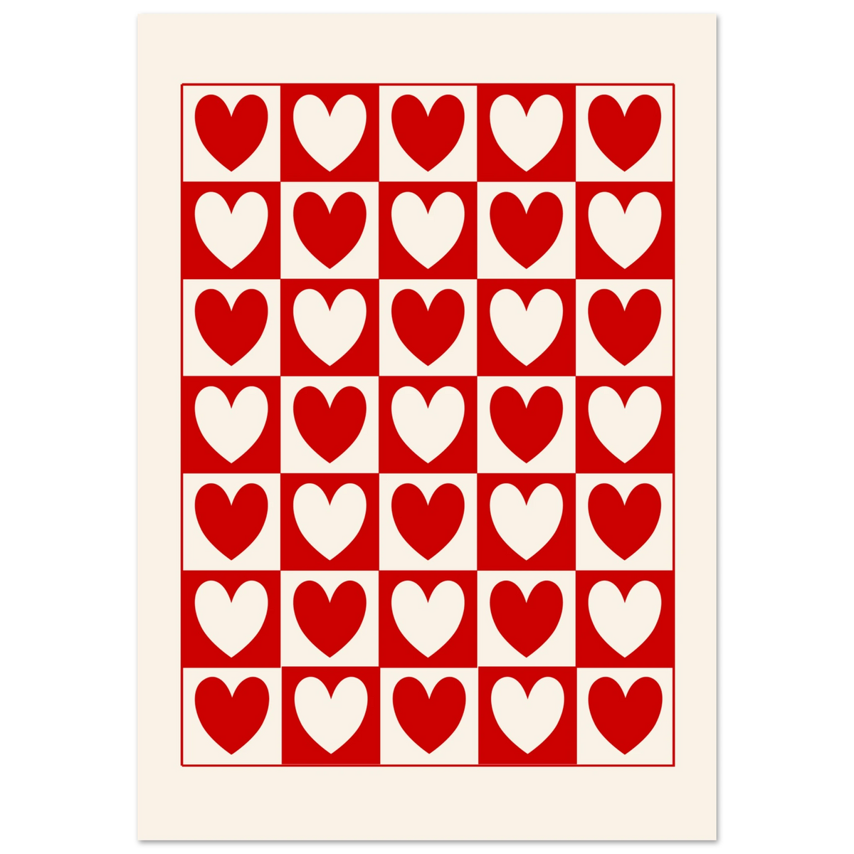 Affiche « COEUR » – décoration murale ADR Gallery
