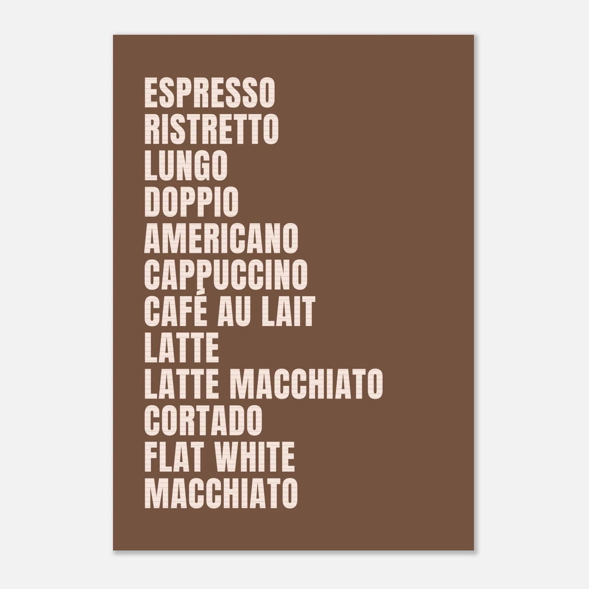 Coffee menu, affiche – visuel 6, ADR Gallery