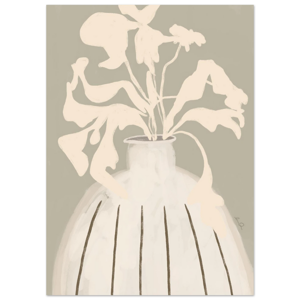 Composition florale, affiche illustrée d'Émilie J. Ouellet – visuel 2