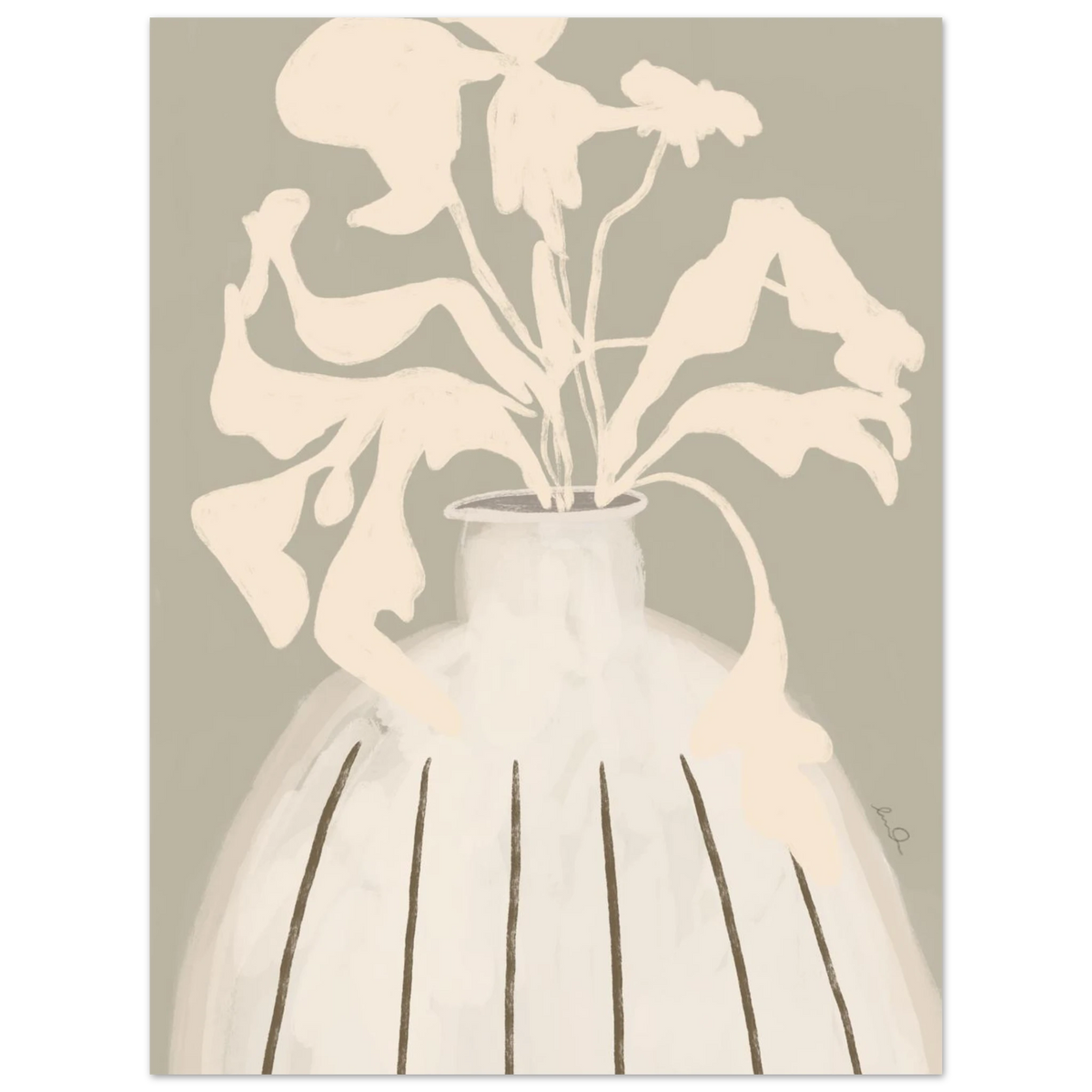 Composition florale, affiche illustrée d'Émilie J. Ouellet – visuel 3