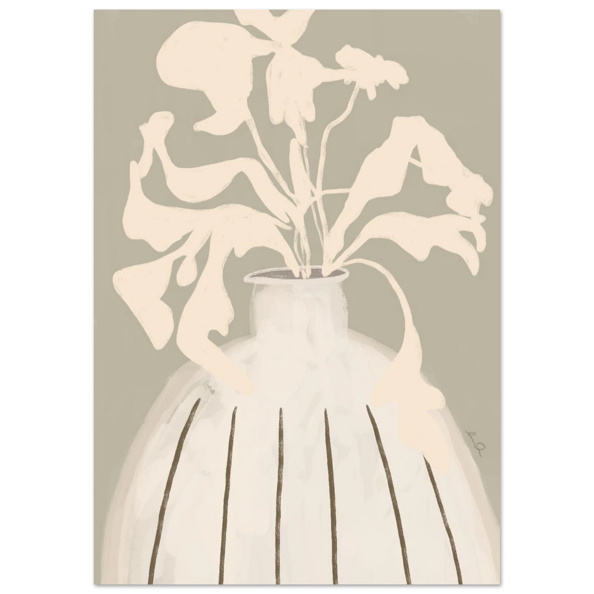 Composition florale, affiche illustrée d'Émilie J. Ouellet – visuel 4