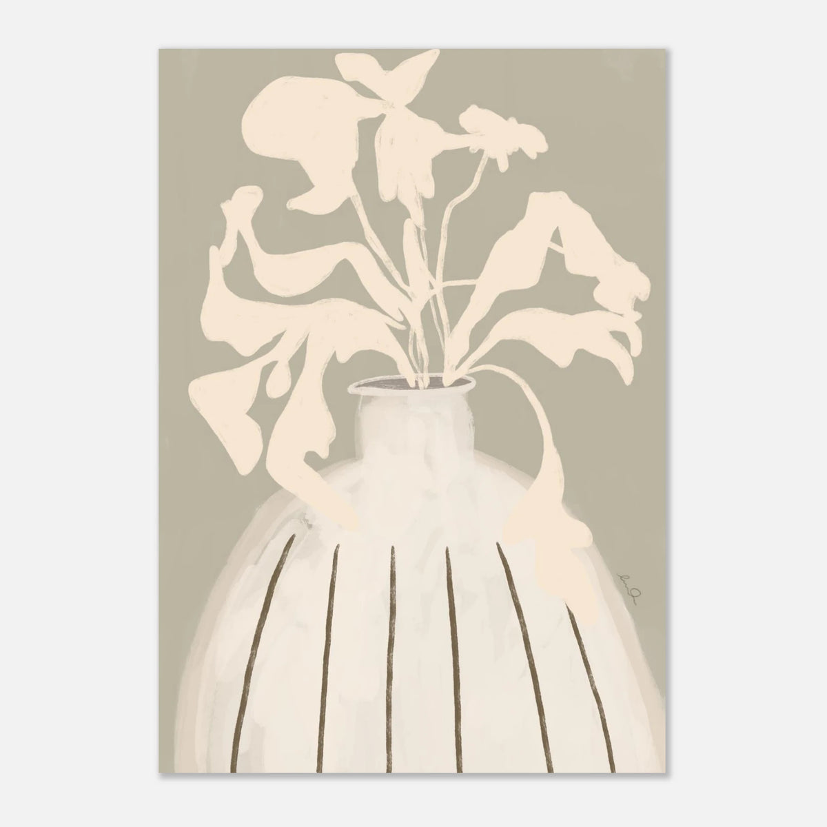 Composition florale, affiche illustrée d'Émilie J. Ouellet – visuel 5