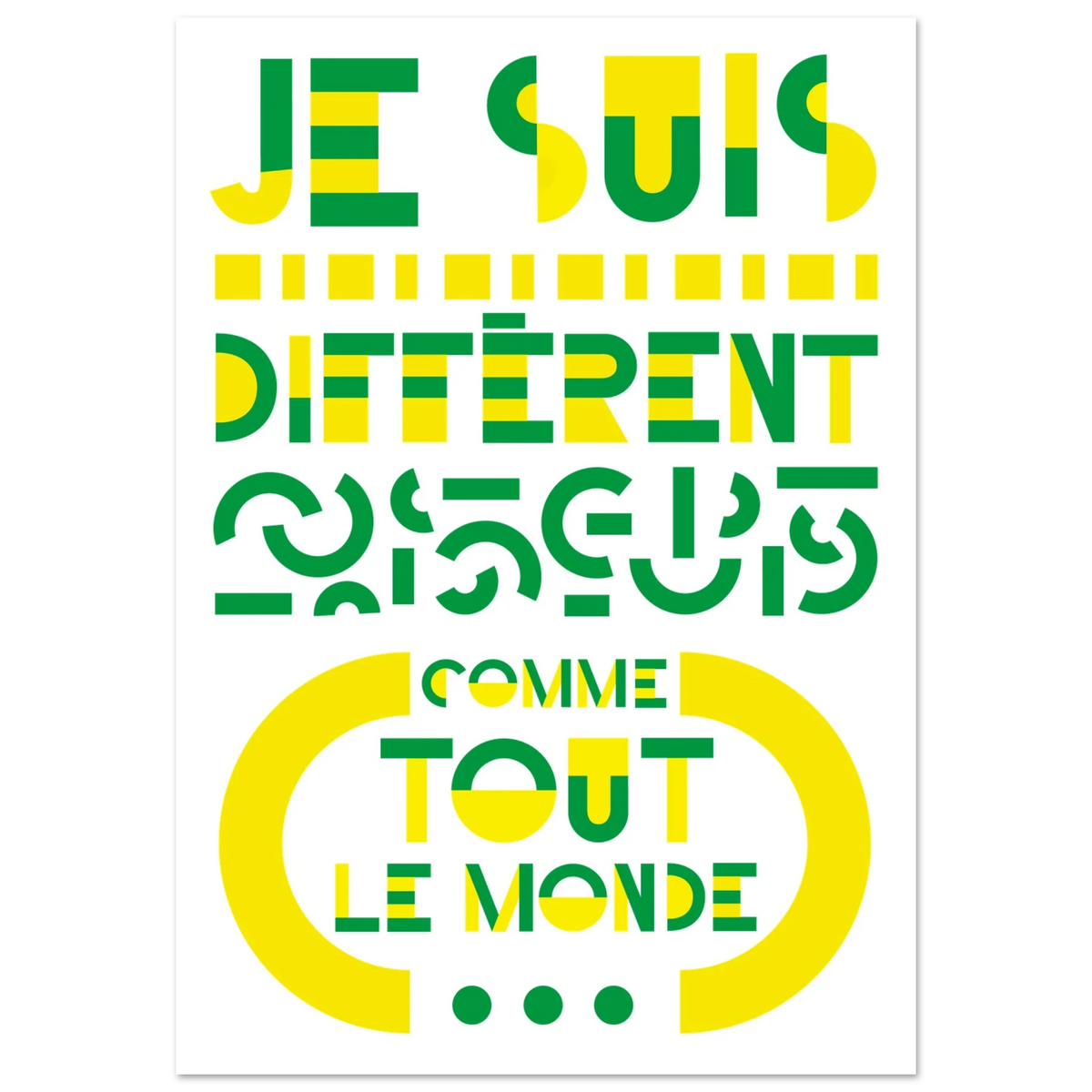 Différent, papier poché de Julie Parmentier – visuel 2
