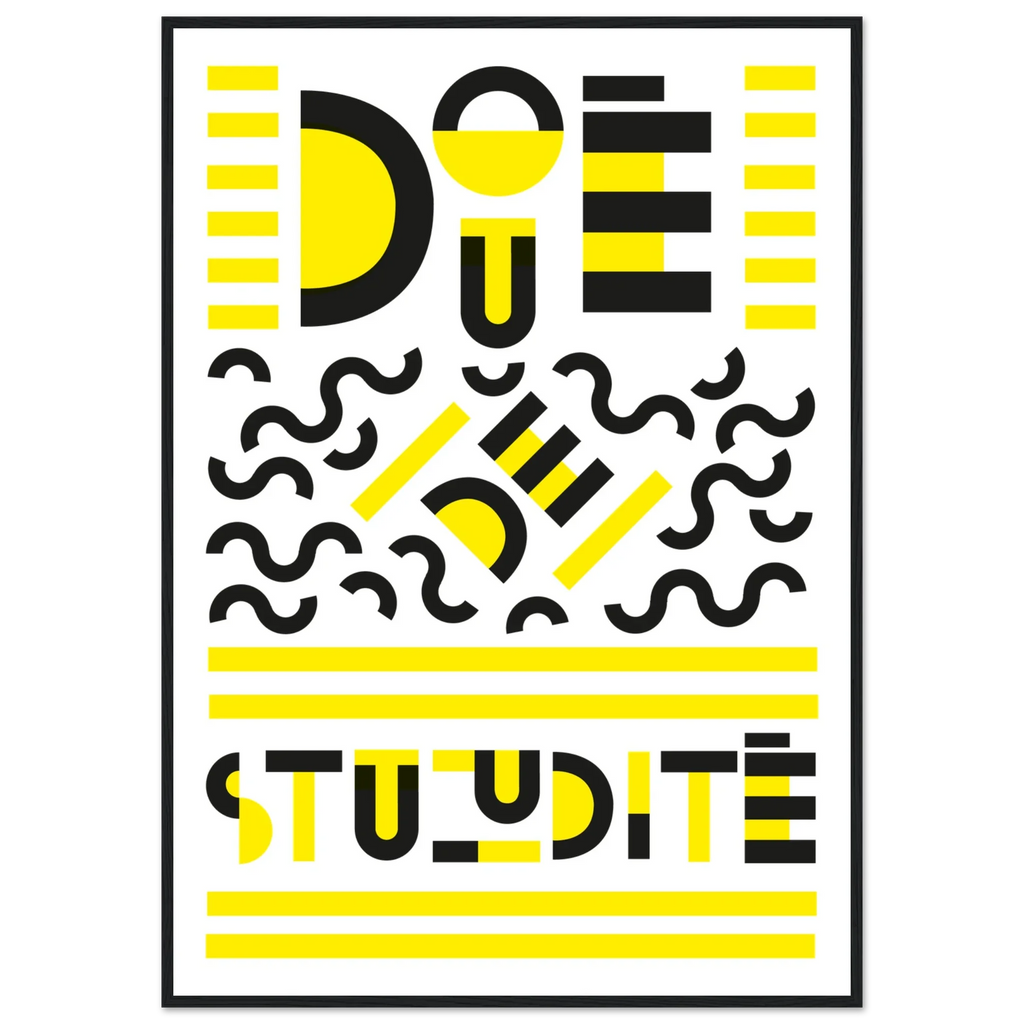 Doué, papier poché de Julie Parmentier encadré – visuel 2