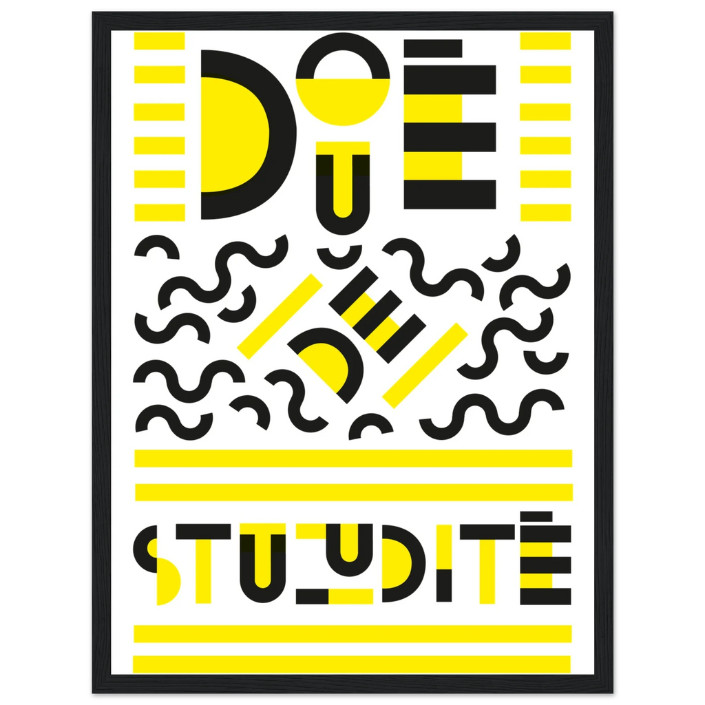 Doué, papier poché de Julie Parmentier encadré – visuel 4