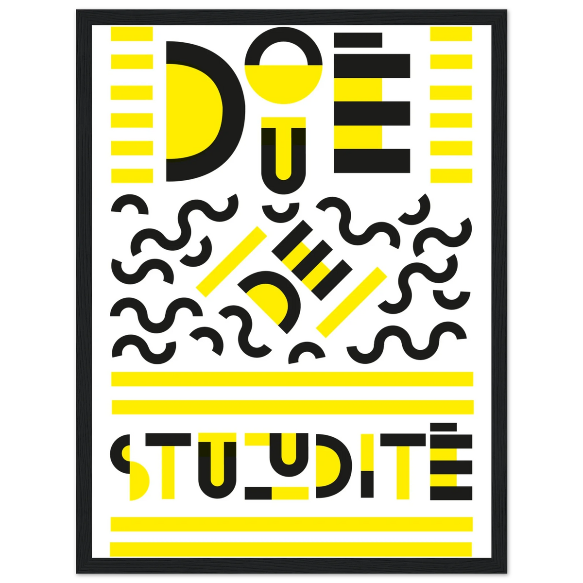 Doué, papier poché de Julie Parmentier encadré – visuel 4