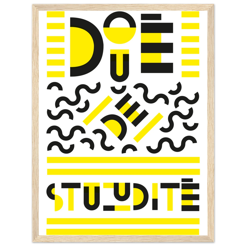 Doué, papier poché de Julie Parmentier encadré – visuel 5