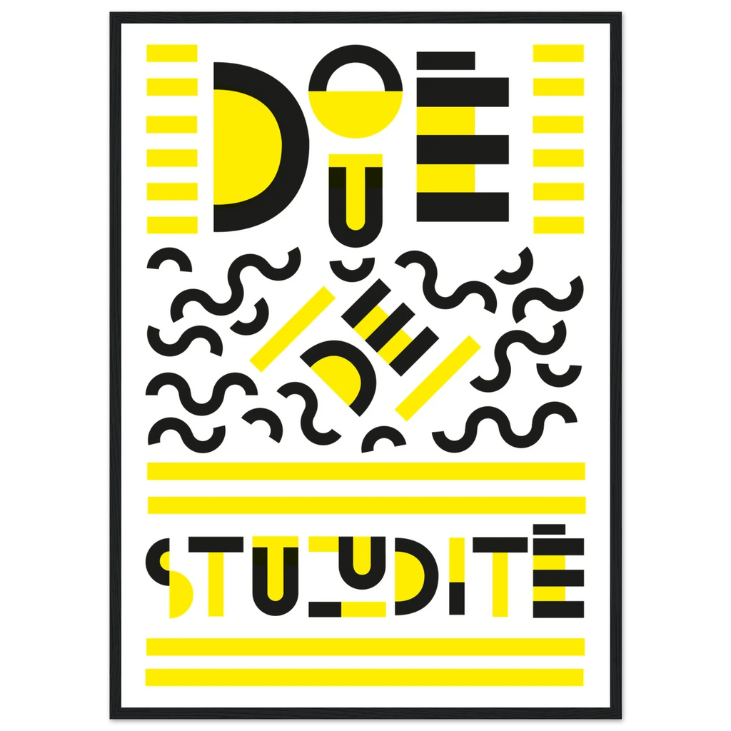 Doué, papier poché de Julie Parmentier encadré – visuel 6