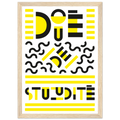 Doué, papier poché de Julie Parmentier encadré – visuel 7