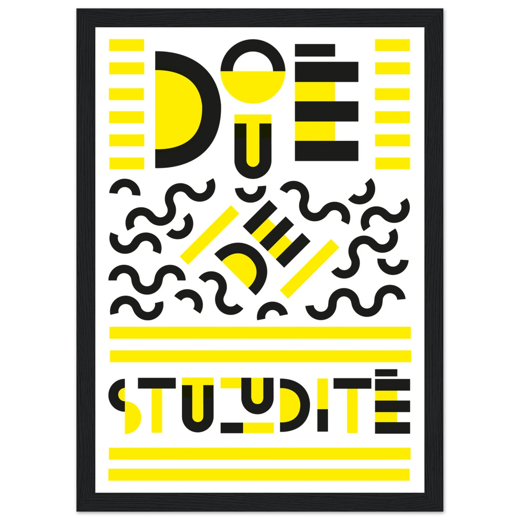 Doué, papier poché de Julie Parmentier encadré – visuel 8