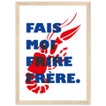 Fais moi frire, papier poché de Julie Parmentier encadré – visuel 9