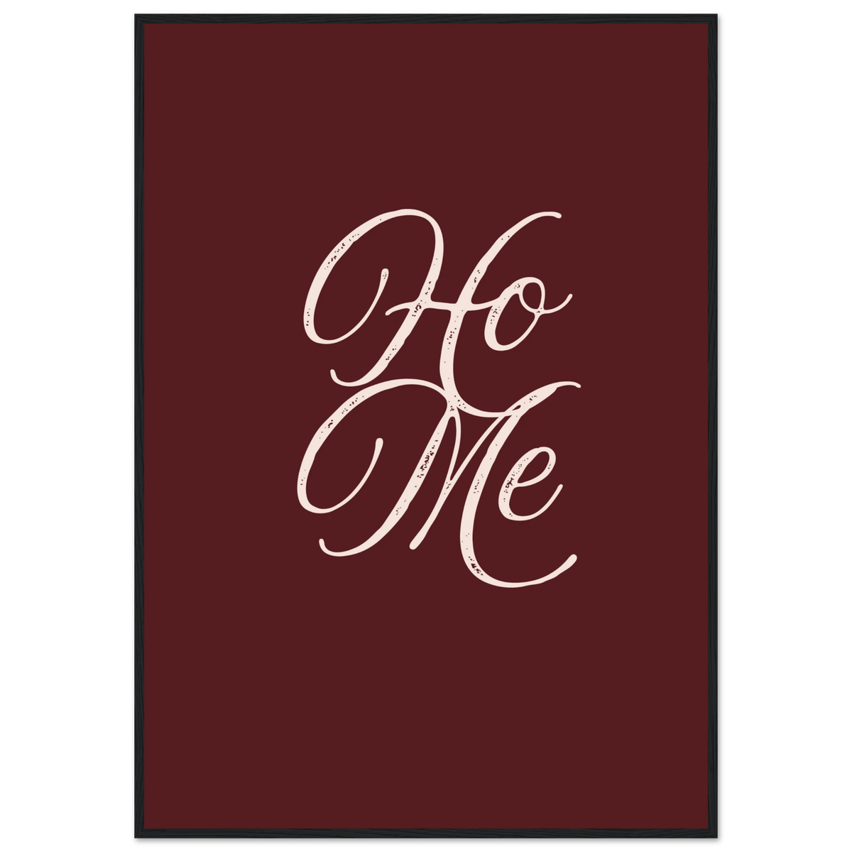 HOME bordeaux, affiche encadrée sur papier mat premium – ADR Gallery