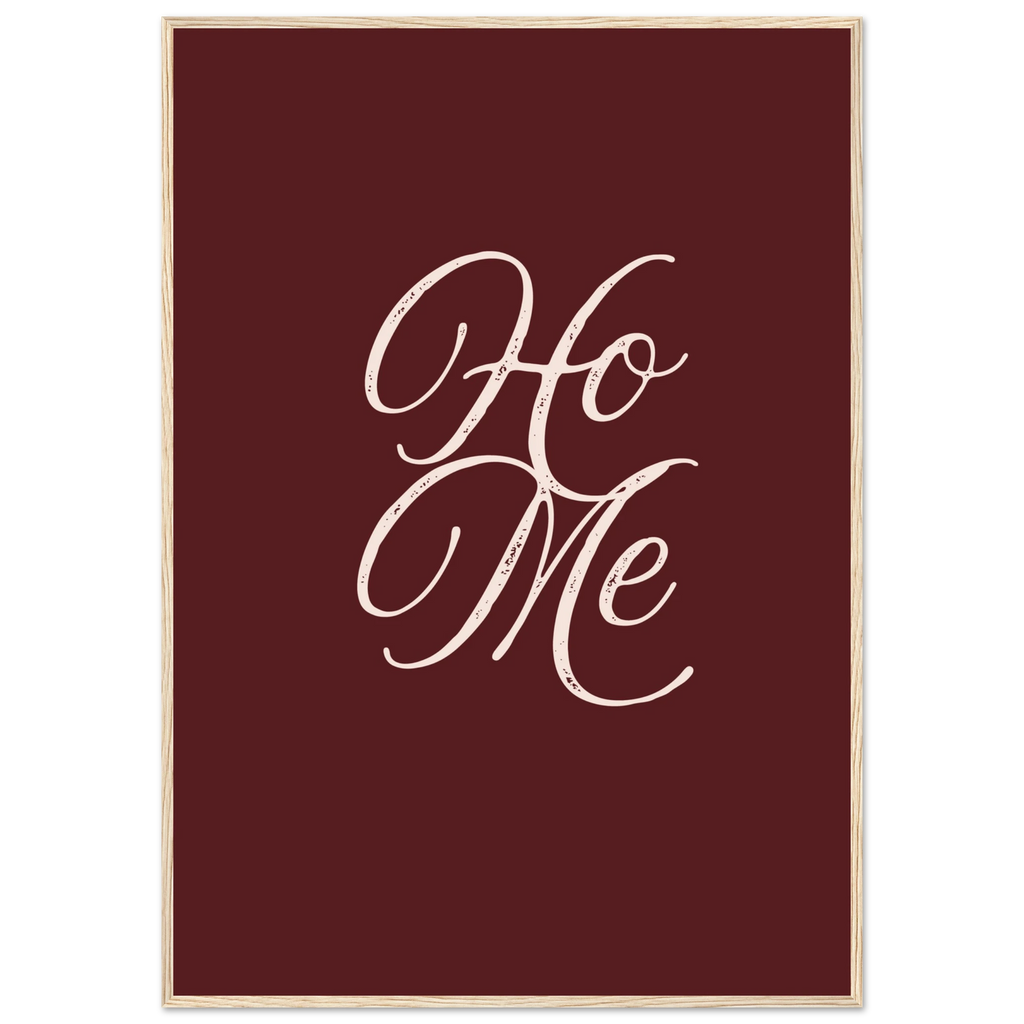 HOME bordeaux, affiche d’art encadrée – ADR Gallery