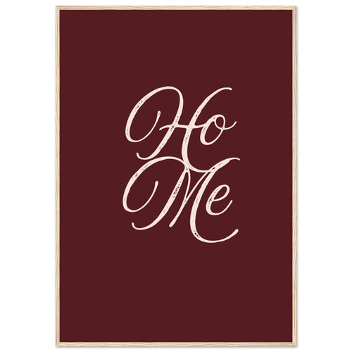 HOME bordeaux, affiche d’art encadrée – ADR Gallery