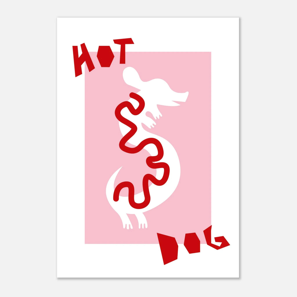 Hot dog, papier poché de Julie Parmentier – visuel 6