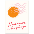 Affiche typographique « L'amour à la plage », ADR Gallery – visuel 5