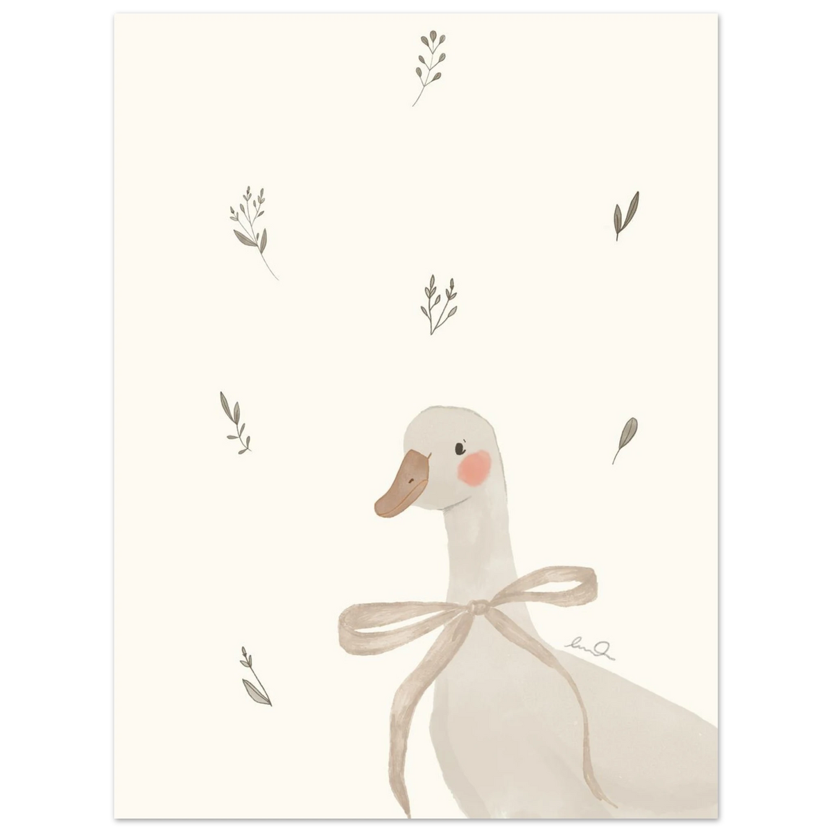L'oie, affiche illustrée d'Émilie J. Ouellet – visuel 4