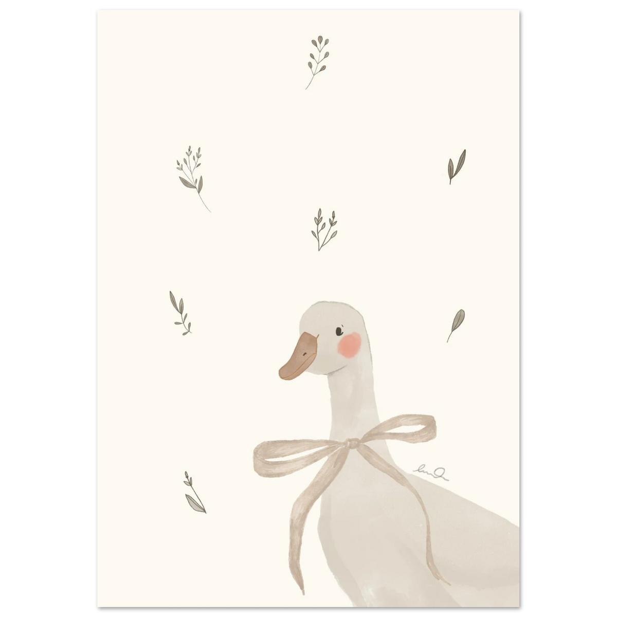 L'oie, affiche illustrée d'Émilie J. Ouellet – visuel 6
