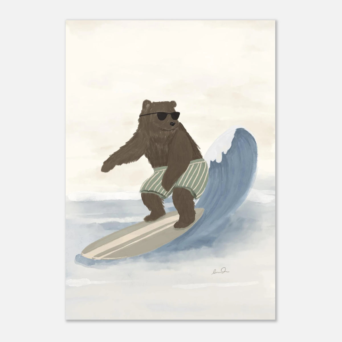 L'ours surfeur, affiche illustrée d'Émilie J. Ouellet – visuel 11
