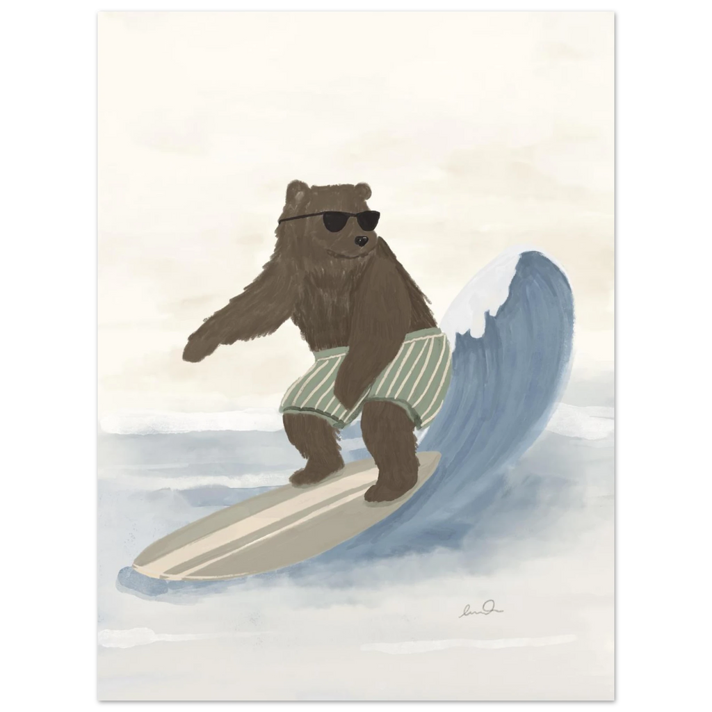 L'ours surfeur, affiche illustrée d'Émilie J. Ouellet – visuel 9
