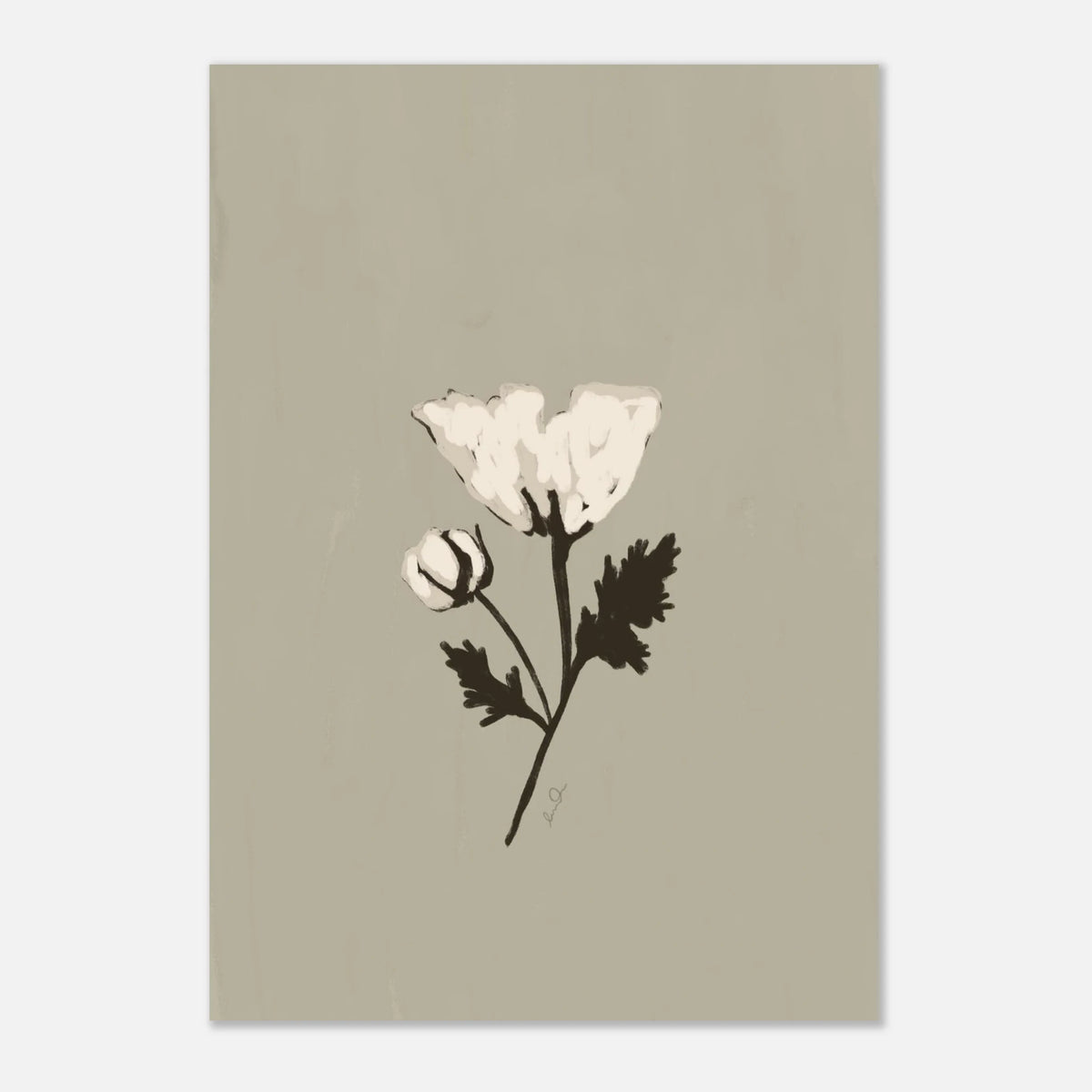 La fleur blanche, affiche illustrée d'Émilie J. Ouellet – visuel 9