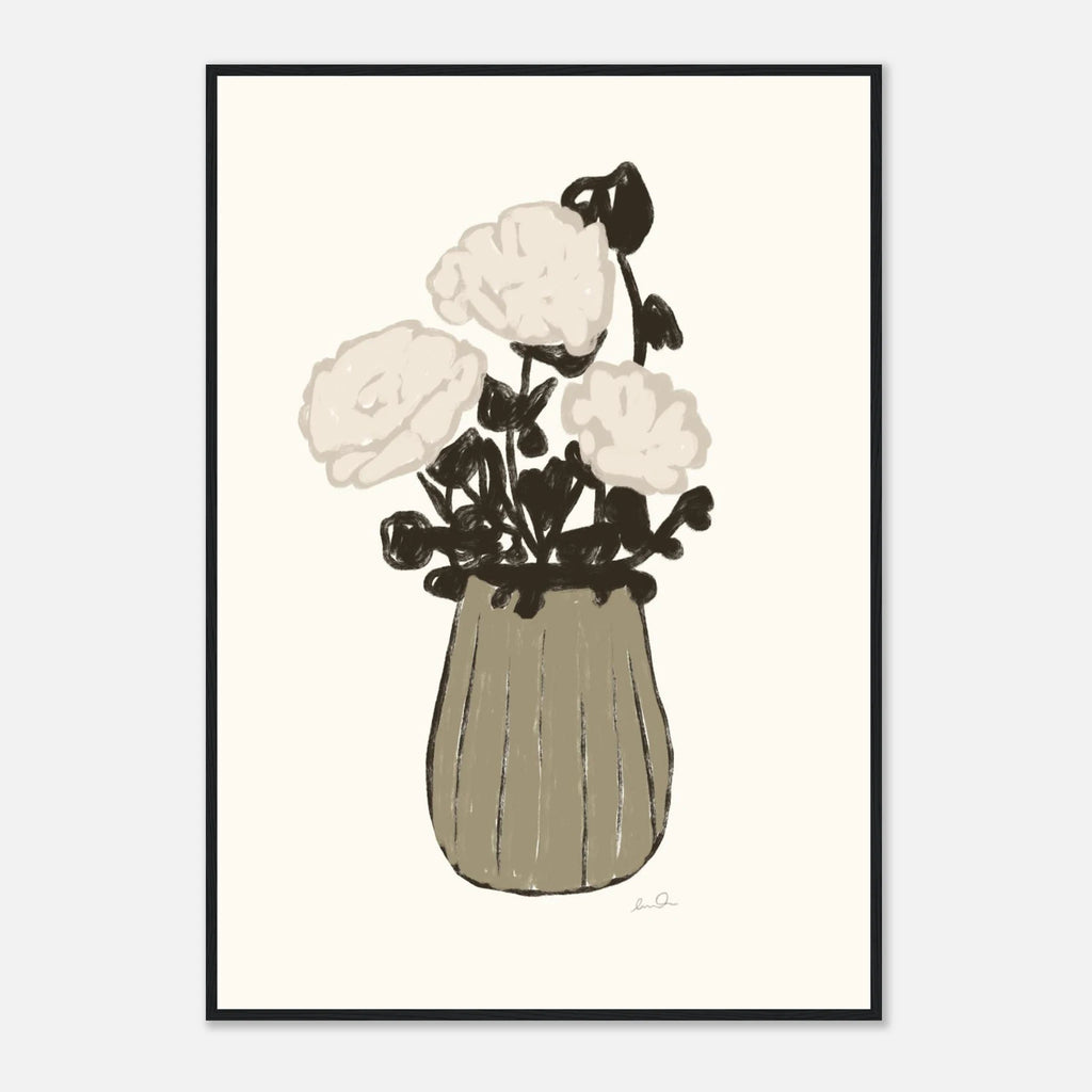 Le bouquet, affiche illustrée d'Émilie J. Ouellet encadrée – visuel 10