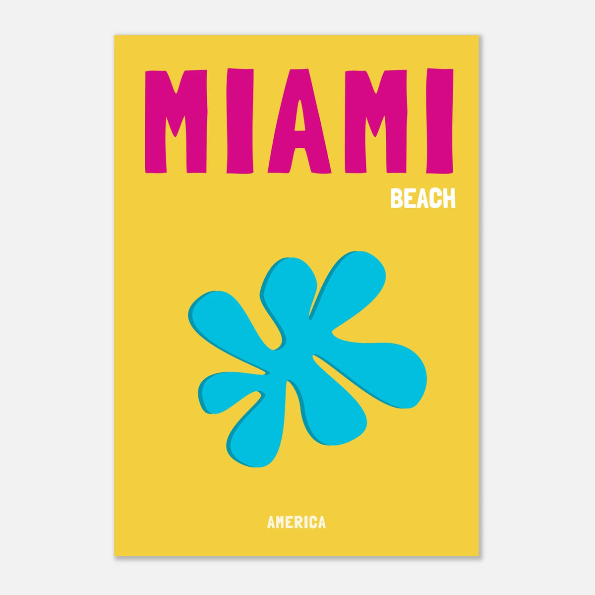Affiche Miami Beach, décoration murale voyage – visuel 6