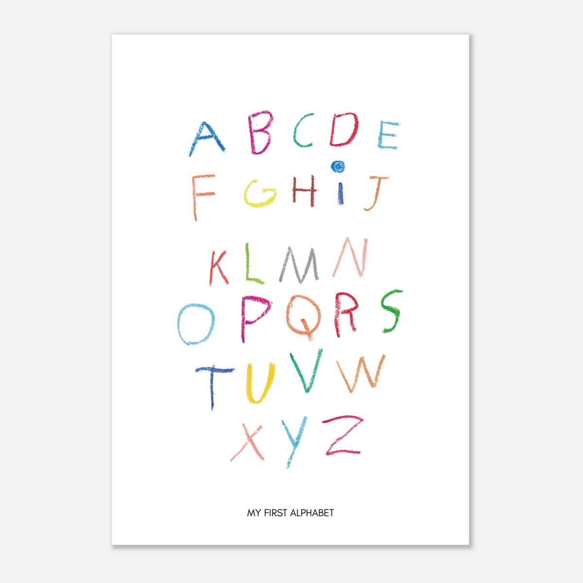 Affiche typographique « My first alphabet », ADR Gallery – visuel 5