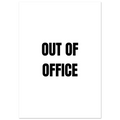 Affiche typographique « OUT OF OFFICE », ADR Gallery – visuel 4