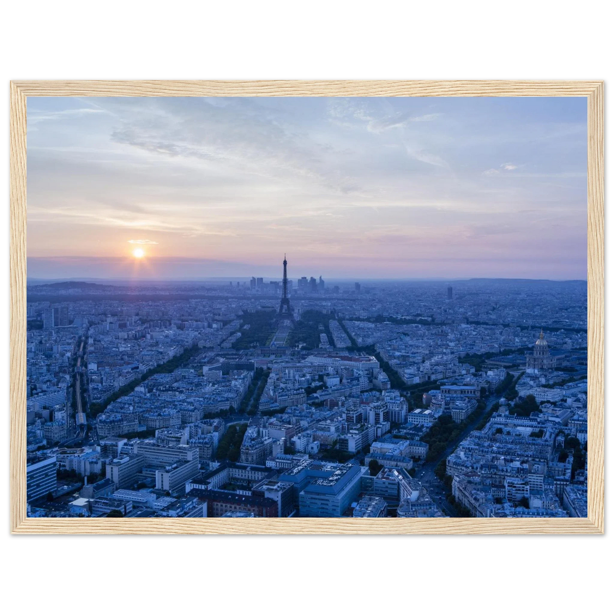 Paris, depuis la Tour Montparnasse, photographie d'art de Mohamed Khalil encadrée – visuel 5
