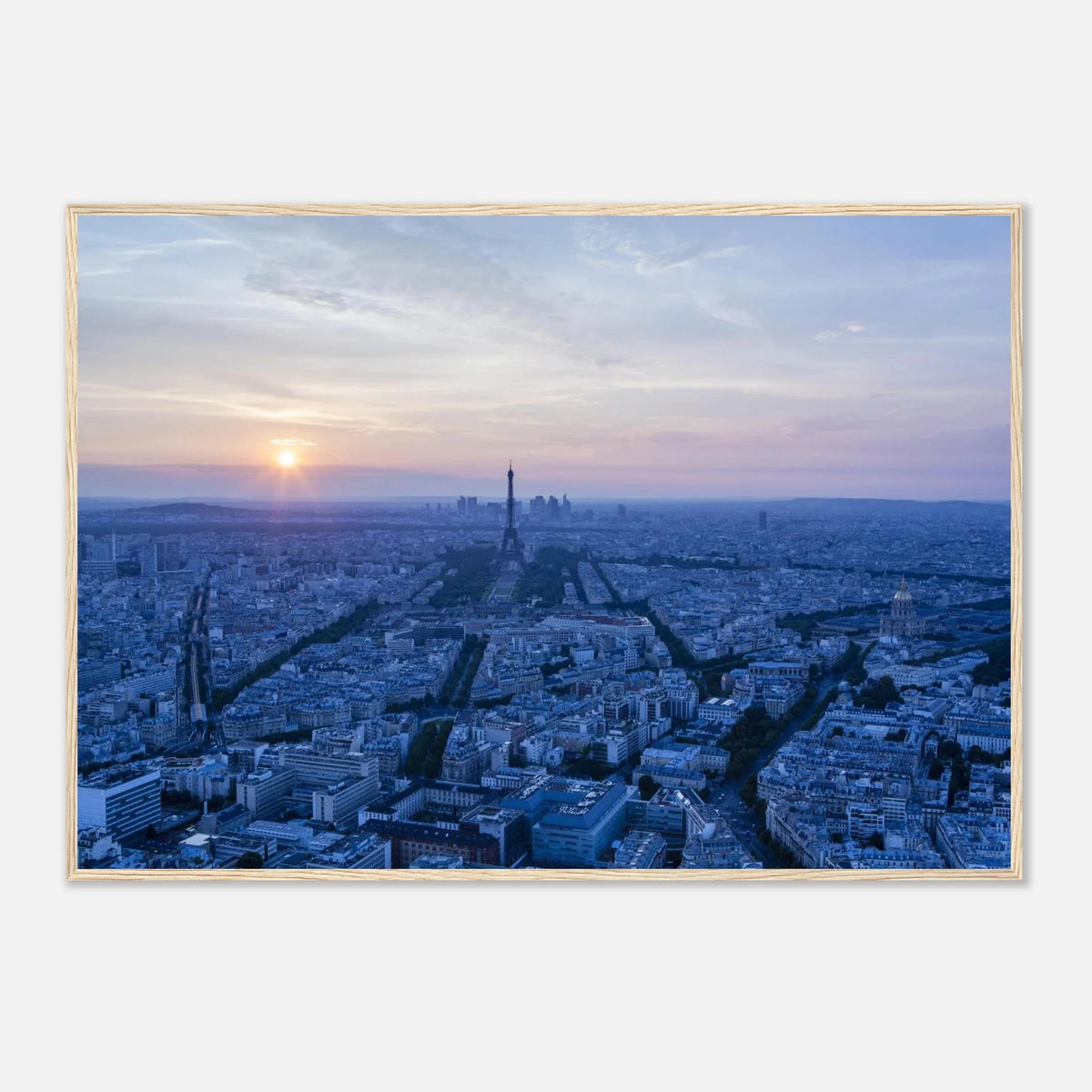 Paris, depuis la Tour Montparnasse, photographie d'art de Mohamed Khalil encadrée – visuel 7