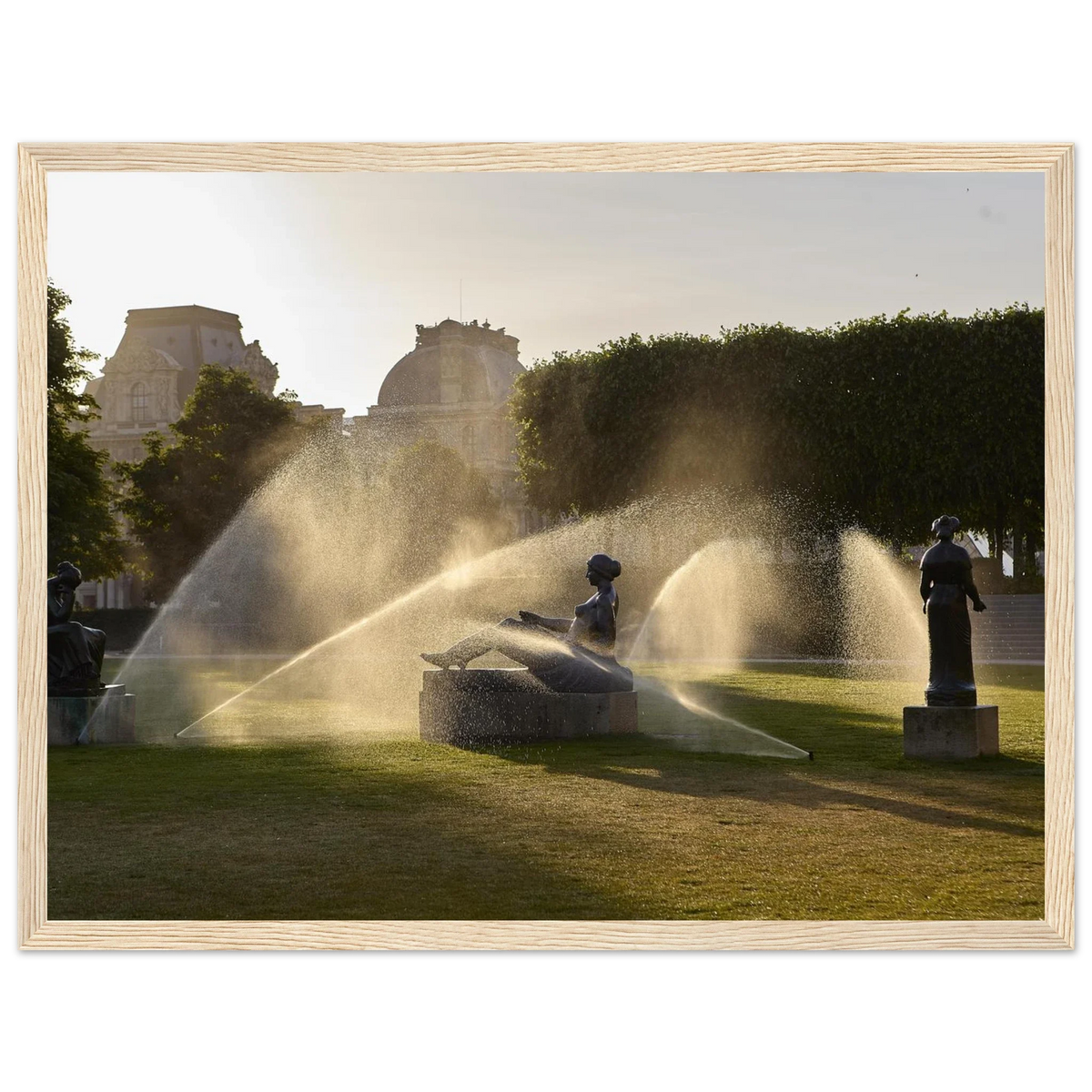 Paris, Jardin du Carrousel, photographie d'art de Mohamed Khalil encadrée – visuel 3