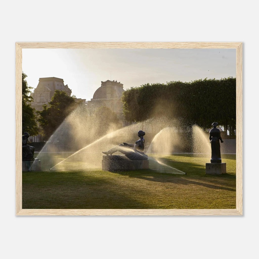 Paris, Jardin du Carrousel, photographie d'art de Mohamed Khalil encadrée – visuel 4
