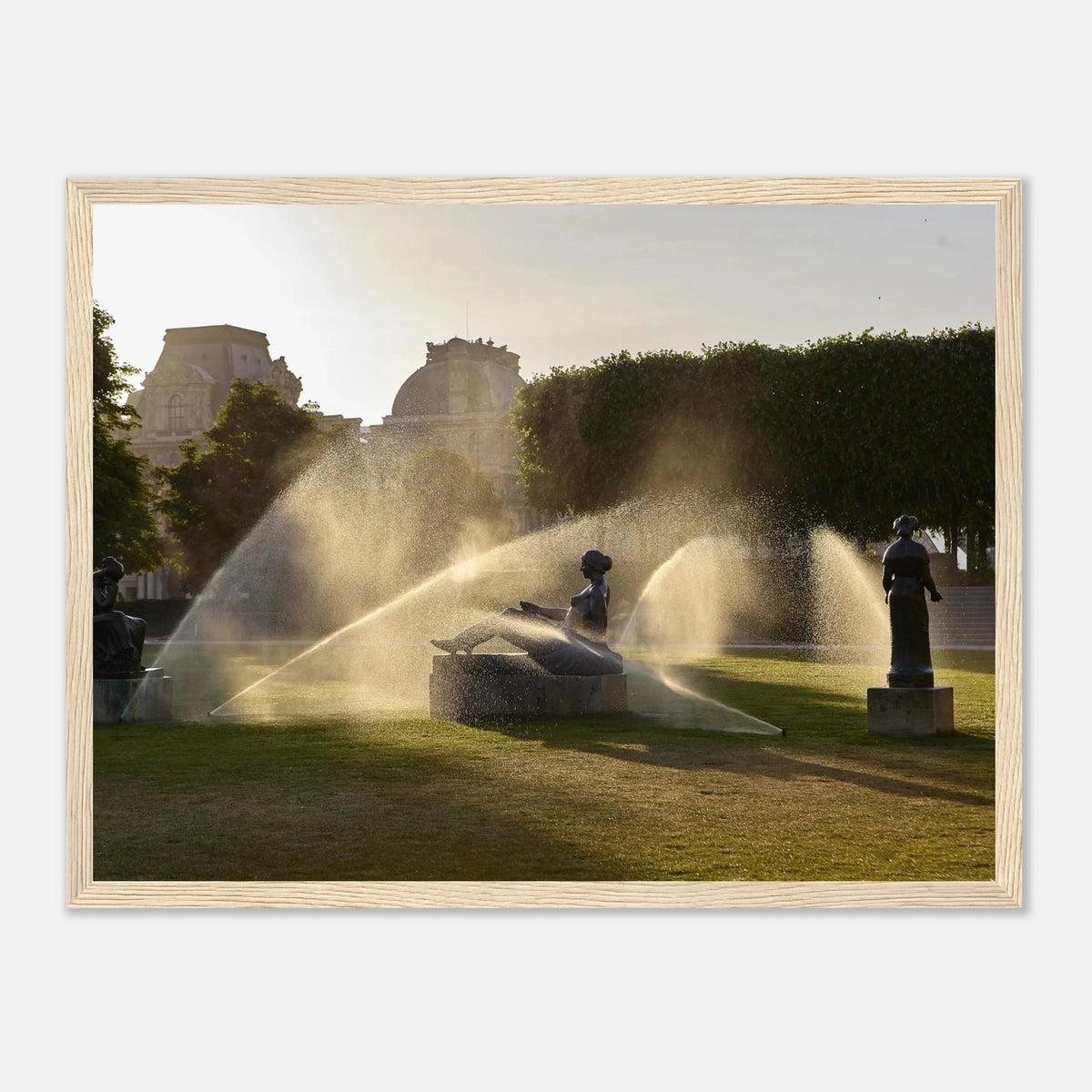 Paris, Jardin du Carrousel, photographie d'art de Mohamed Khalil encadrée – visuel 4
