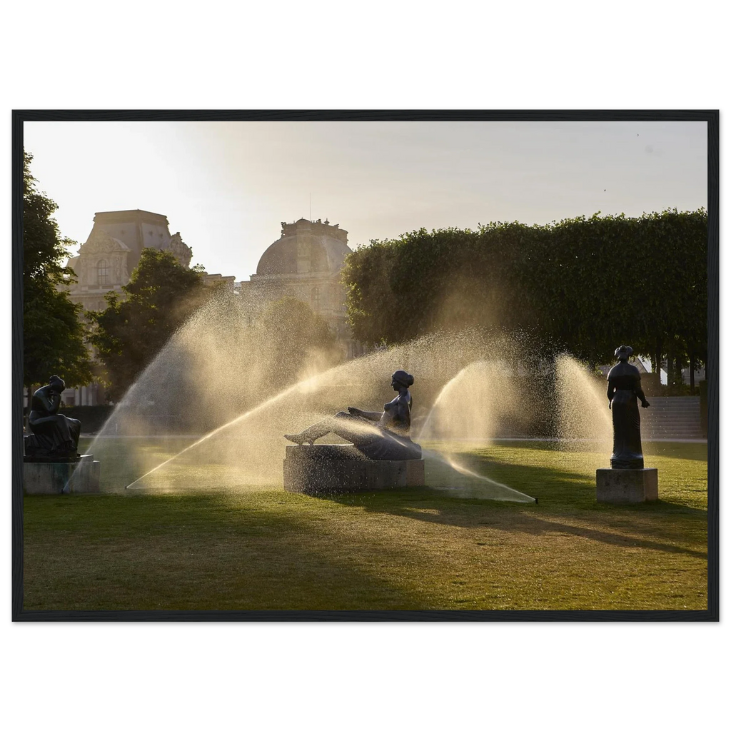 Paris, Jardin du Carrousel, photographie d'art de Mohamed Khalil encadrée – visuel 7