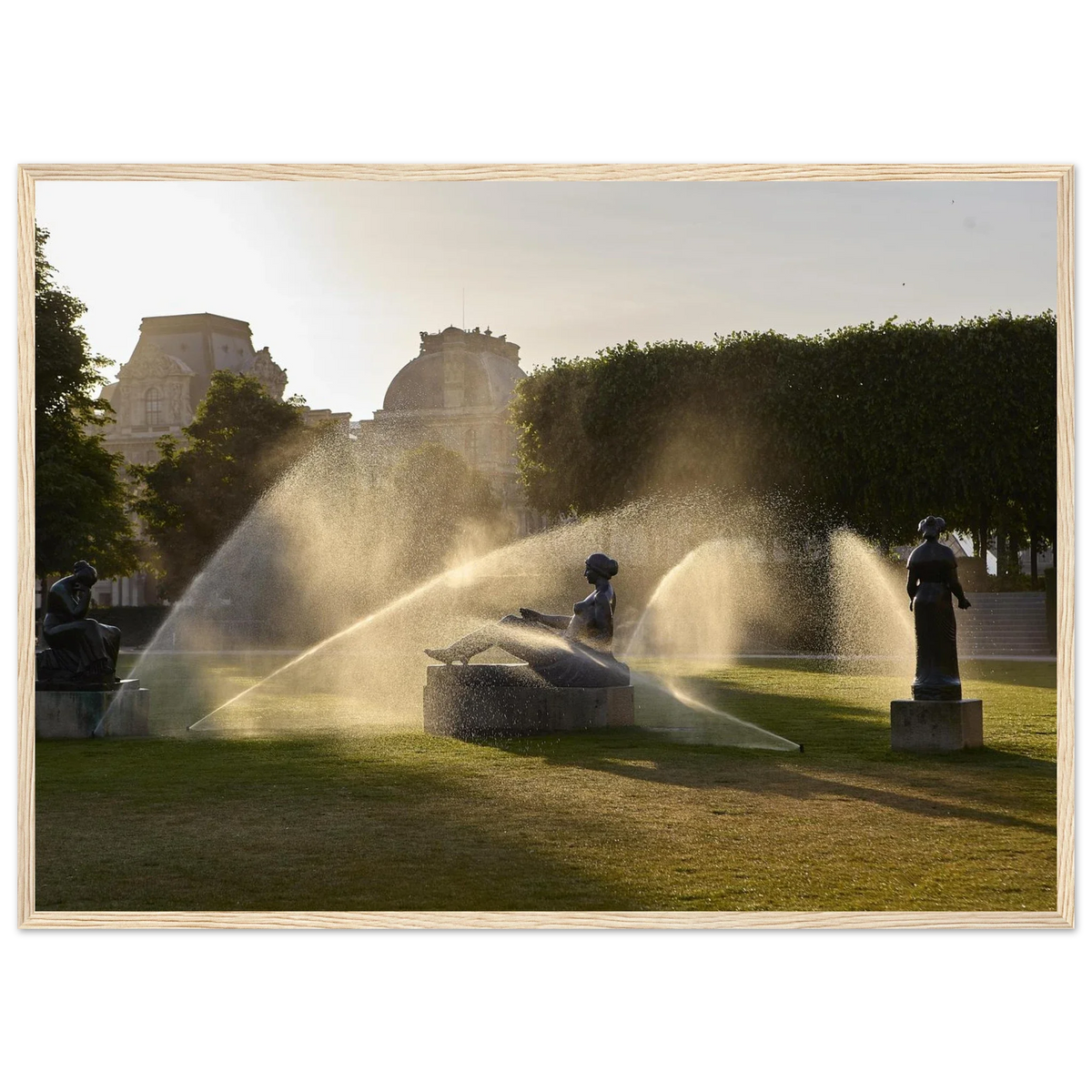 Photographie d'art Paris, Jardin du Carrousel par Mohamed Khalil – tirage encadré