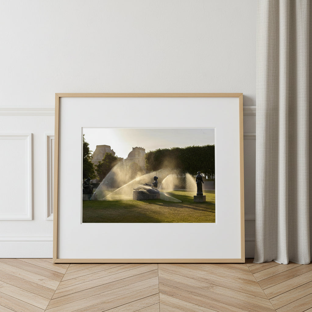 Photographie d'art Paris, Jardin du Carrousel par Mohamed Khalil – tirage photo
